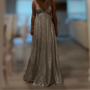 TOPSHOP sequin formal dress